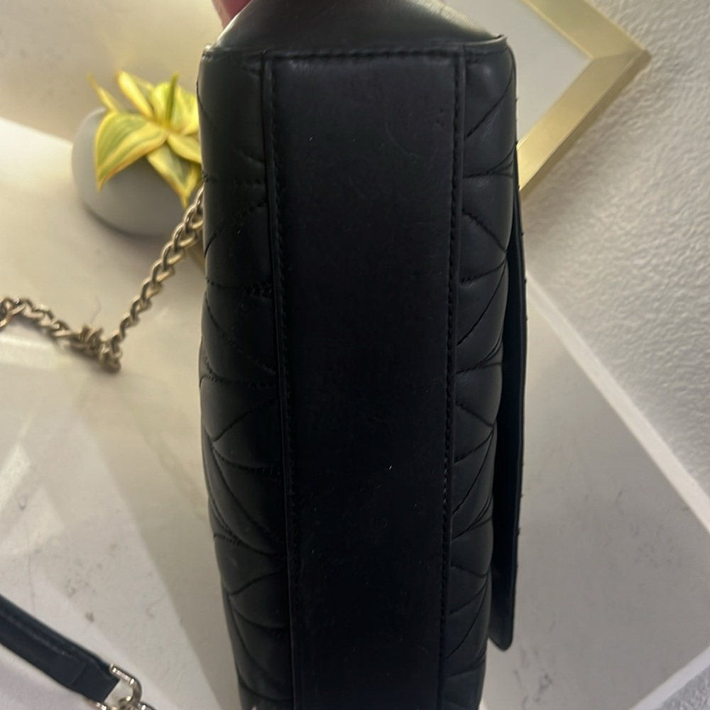 Kate Spade Bariar Lane Quilted Emelyn Crossbody Shoulder Black 7”-10”-3” EUC - Picture 11 of 16